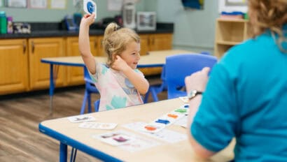 Pre-K children learning at a Christian preschool in Bartonville TX